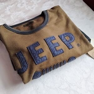 Lucky Brand Men's Brown and Gray Crewneck Sweatshirt